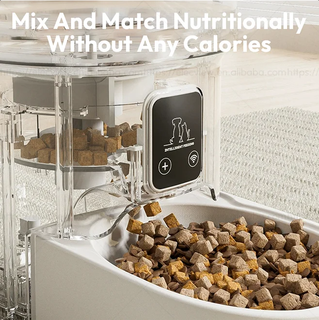 Revolutionize Your Pet's Feeding Routine with the Elecpet 4L Smart Automatic Pet Feeder - WiFi Enabled & Eco-Friendly!