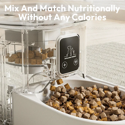 Revolutionize Your Pet's Feeding Routine with the Elecpet 4L Smart Automatic Pet Feeder - WiFi Enabled & Eco-Friendly!