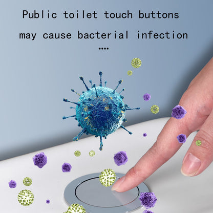 Touchless Toilet Flush,Automatic Toilet Flusher Toilet Sensor Flusher,Charging Smart Infrared Sensor Presser for Public Toilet Hotel - Water Saving,Easy to Install,Made to Last.