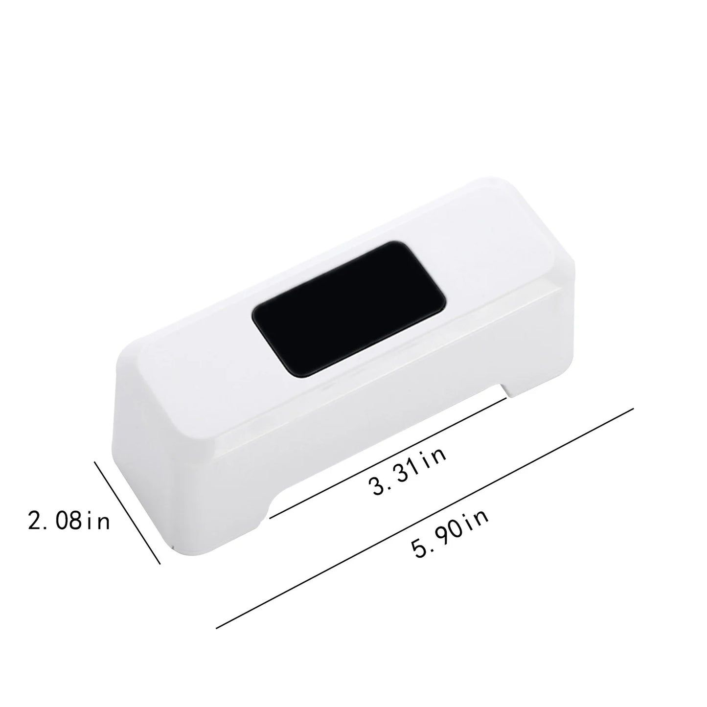 Touchless Toilet Flush,Automatic Toilet Flusher Toilet Sensor Flusher,Charging Smart Infrared Sensor Presser for Public Toilet Hotel - Water Saving,Easy to Install,Made to Last.