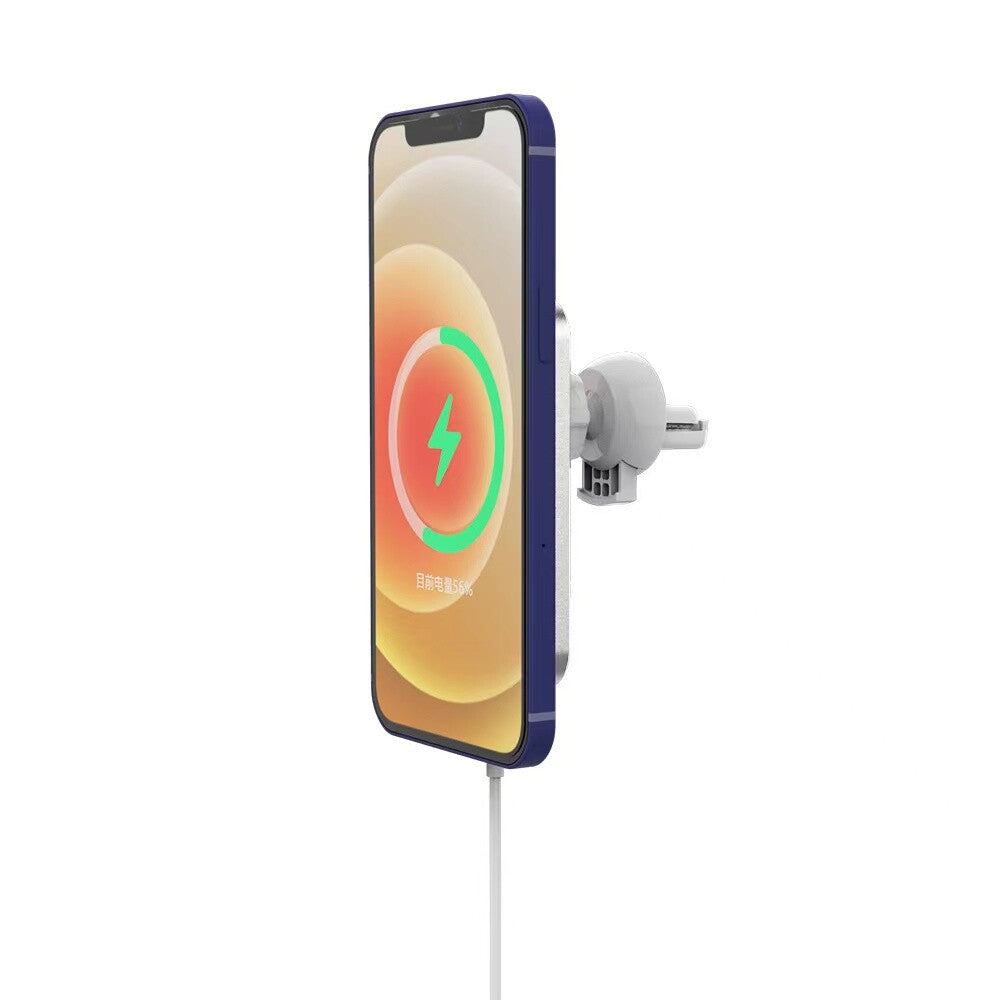 Car Wireless Fast Charger Magnetic Phone Mount Holder for Iphone 12 Pro MAX Mini